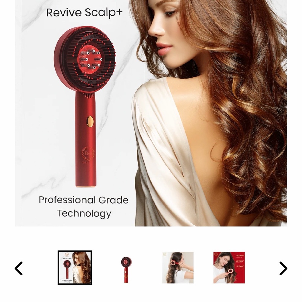 Professional Hair Massager - Red